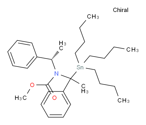 methyl (1-phenyl-1-(tributylstannyl)ethyl)((S)-1-phenylethyl)carbamate