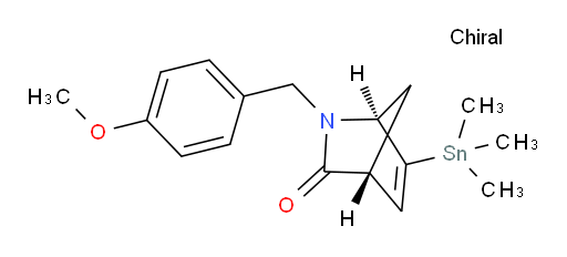 (1S,4R)-2-(4-methoxybenzyl)-6-(trimethylstannyl)-2-azabicyclo[2.2.1]hept-5-en-3-one
