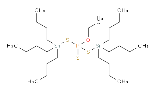 O-ethyl S,S-bis(tributylstannyl) phosphorotrithioate