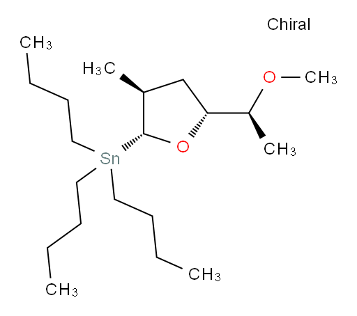 tributyl((2R,3S,5R)-5-((S)-1-methoxyethyl)-3-methyltetrahydrofuran-2-yl)stannane