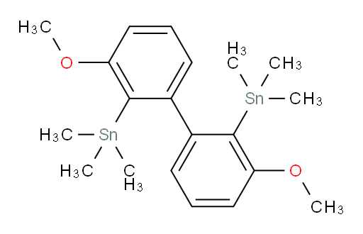 (3,3'-dimethoxy-[1,1'-biphenyl]-2,2'-diyl)bis(trimethylstannane)