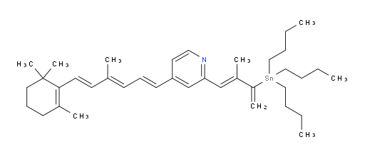 2-((E)-2-methyl-3-(tributylstannyl)buta-1,3-dien-1-yl)-4-((1E,3E,5E)-4-methyl-6-(2,6,6-trimethylcyclohex-1-en-1-yl)hexa-1,3,5-trien-1-yl)pyridine
