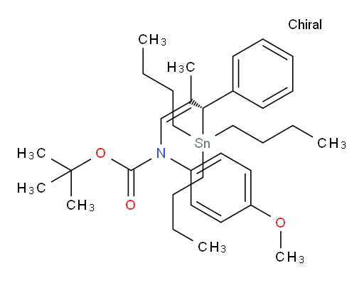 (S,Z)-tert-butyl (4-methoxyphenyl)(2-methyl-3-phenyl-3-(tributylstannyl)prop-1-en-1-yl)carbamate