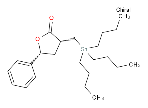 (3R,5R)-5-phenyl-3-((tributylstannyl)methyl)dihydrofuran-2(3H)-one