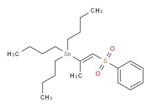 (E)-tributyl(1-(phenylsulfonyl)prop-1-en-2-yl)stannane
