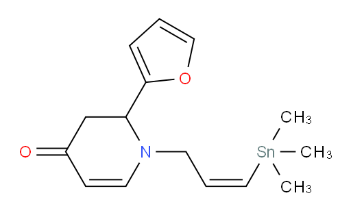 (Z)-2-(呋喃-2-基)-1-(3-(三甲基锡基)烯丙基)-2,3-二氢吡啶-4(1H)-酮