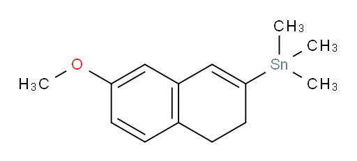 (7-methoxy-3,4-dihydronaphthalen-2-yl)trimethylstannane