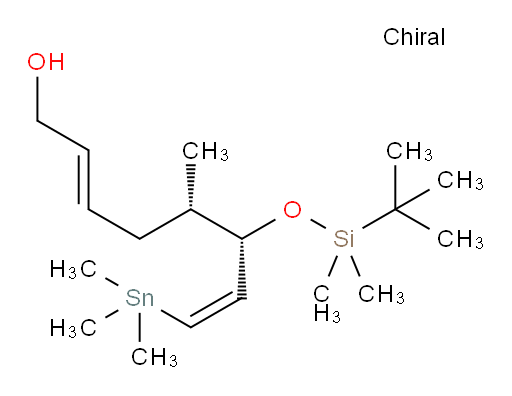 (2E,5S,6S,7Z)-6-((tert-butyldimethylsilyl)oxy)-5-methyl-8-(trimethylstannyl)octa-2,7-dien-1-ol