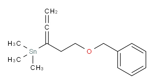 (5-(benzyloxy)penta-1,2-dien-3-yl)trimethylstannane