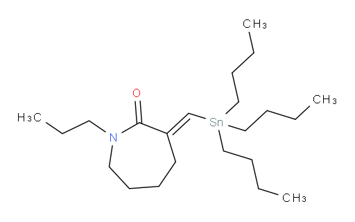 (E)-1-propyl-3-((tributylstannyl)methylene)azepan-2-one