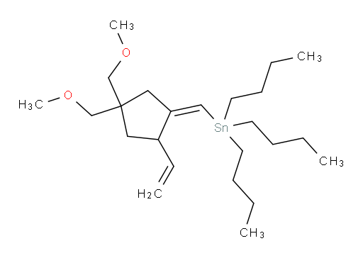 (Z)-((4,4-bis(methoxymethyl)-2-vinylcyclopentylidene)methyl)tributylstannane