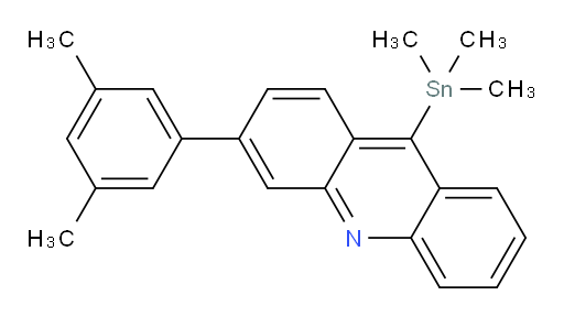 3-(3,5-dimethylphenyl)-9-(trimethylstannyl)acridine