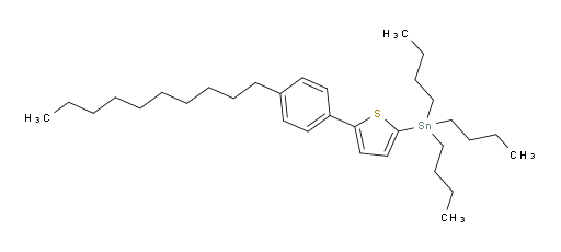 三丁基(5-(4-癸基苯基)噻吩-2-基)锡烷