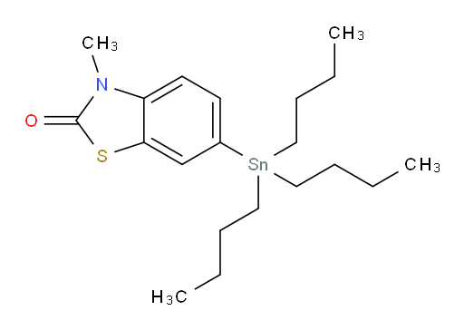 3-甲基-6-(三丁基锡基)苯并[d]噻唑-2(3H)-酮