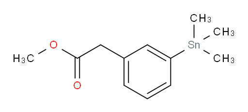 methyl 2-(3-(trimethylstannyl)phenyl)acetate