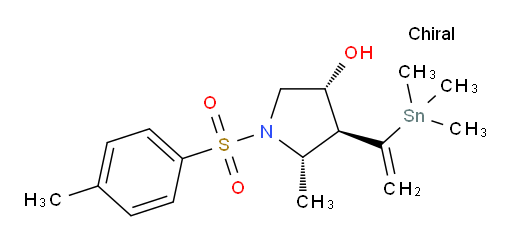 (3R,4S,5S)-5-methyl-1-tosyl-4-(1-(trimethylstannyl)vinyl)pyrrolidin-3-ol