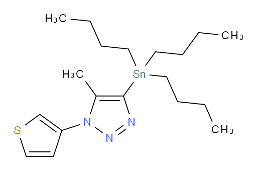 5-methyl-1-(thiophen-3-yl)-4-(tributylstannyl)-1H-1,2,3-triazole