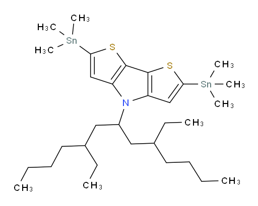 4-(5,9-diethyltridecan-7-yl)-2,6-bis(trimethylstannyl)-4H-dithieno[3,2-b:2',3'-d]pyrrole