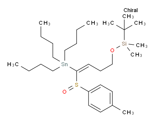 (S,E)-tert-butyldimethyl((4-(p-tolylsulfinyl)-4-(tributylstannyl)but-3-en-1-yl)oxy)silane