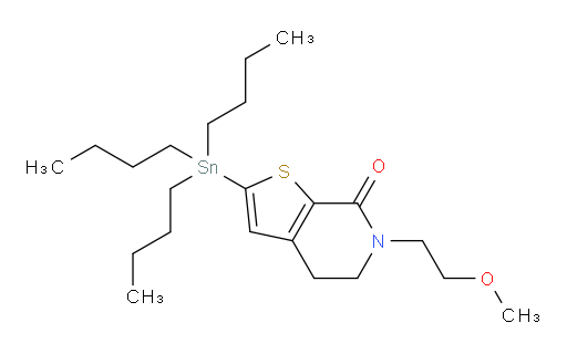 6-(2-methoxyethyl)-2-(tributylstannyl)-5,6-dihydrothieno[2,3-c]pyridin-7(4H)-one