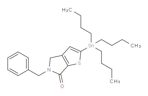 5-benzyl-2-(tributylstannyl)-4H-thieno[2,3-c]pyrrol-6(5H)-one