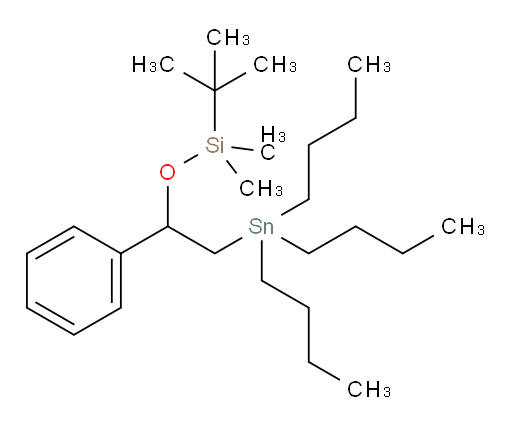 tert-butyldimethyl(1-phenyl-2-(tributylstannyl)ethoxy)silane