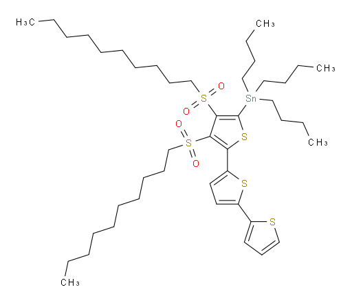 (3,4-bis(decylsulfonyl)-[2,2':5',2''-terthiophen]-5-yl)tributylstannane
