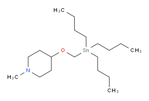 1-methyl-4-((tributylstannyl)methoxy)piperidine