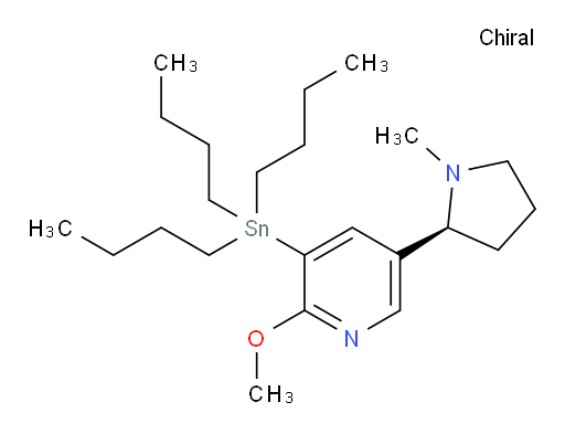 (S)-2-methoxy-5-(1-methylpyrrolidin-2-yl)-3-(tributylstannyl)pyridine