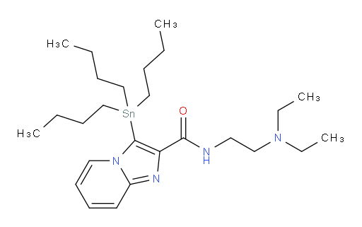 N-(2-(diethylamino)ethyl)-3-(tributylstannyl)imidazo[1,2-a]pyridine-2-carboxamide