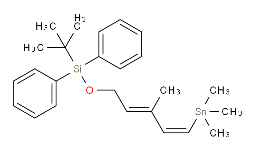 tert-butyl(((2E,4Z)-3-methyl-5-(trimethylstannyl)penta-2,4-dien-1-yl)oxy)diphenylsilane