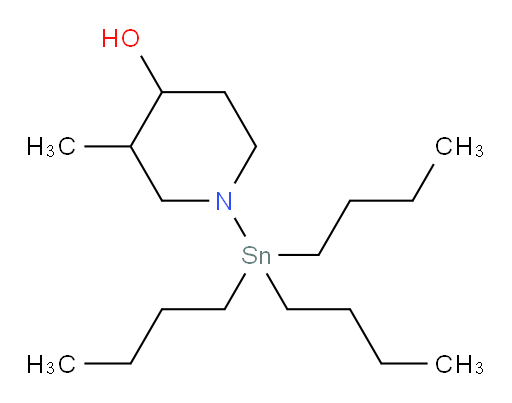 3-methyl-1-(tributylstannyl)piperidin-4-ol