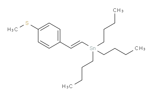 (E)-tributyl(4-(methylthio)styryl)stannane