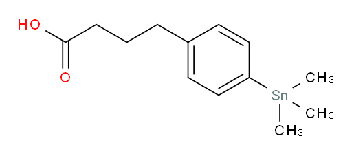 4-(4-(trimethylstannyl)phenyl)butanoic acid