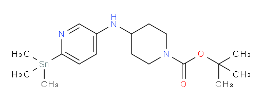 tert-butyl 4-((6-(trimethylstannyl)pyridin-3-yl)amino)piperidine-1-carboxylate