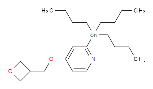 4-(oxetan-3-ylmethoxy)-2-(tributylstannyl)pyridine