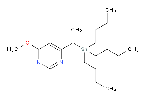 4-methoxy-6-(1-(tributylstannyl)vinyl)pyrimidine
