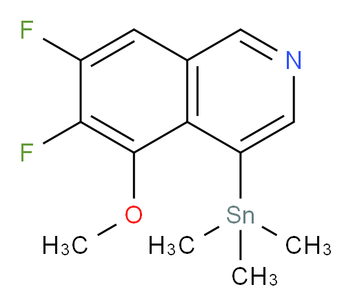 6,7-difluoro-5-methoxy-4-(trimethylstannyl)isoquinoline