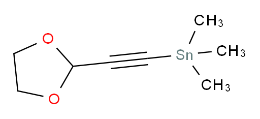 ((1,3-dioxolan-2-yl)ethynyl)trimethylstannane