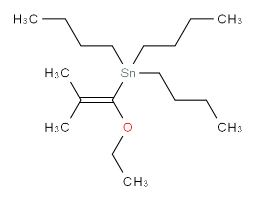 tributyl(1-ethoxy-2-methylprop-1-en-1-yl)stannane