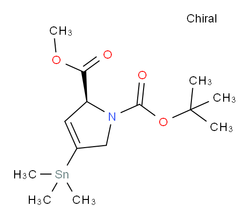 (S)-1-tert-butyl 2-methyl 4-(trimethylstannyl)-1H-pyrrole-1,2(2H,5H)-dicarboxylate
