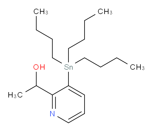 1-(3-(tributylstannyl)pyridin-2-yl)ethanol