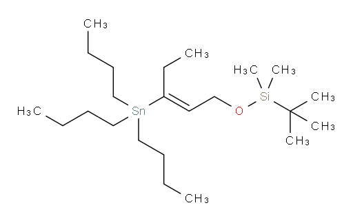 (E)-tert-butyldimethyl((3-(tributylstannyl)pent-2-en-1-yl)oxy)silane