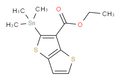 ethyl 2-(trimethylstannyl)thieno[3,2-b]thiophene-3-carboxylate