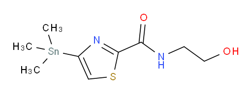 N-(2-hydroxyethyl)-4-(trimethylstannyl)thiazole-2-carboxamide