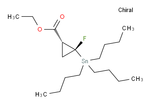 (1R,2R)-ethyl 2-fluoro-2-(tributylstannyl)cyclopropanecarboxylate