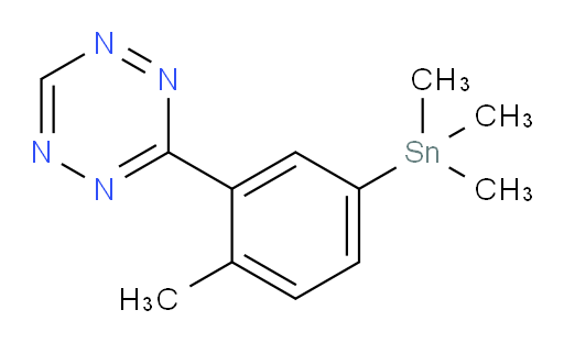 3-(2-methyl-5-(trimethylstannyl)phenyl)-1,2,4,5-tetrazine