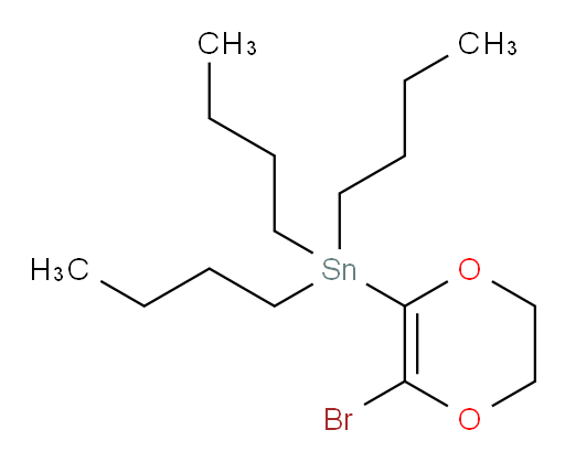 (3-bromo-5,6-dihydro-1,4-dioxin-2-yl)tributylstannane
