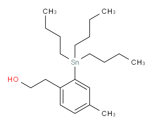 2-(4-methyl-2-(tributylstannyl)phenyl)ethanol
