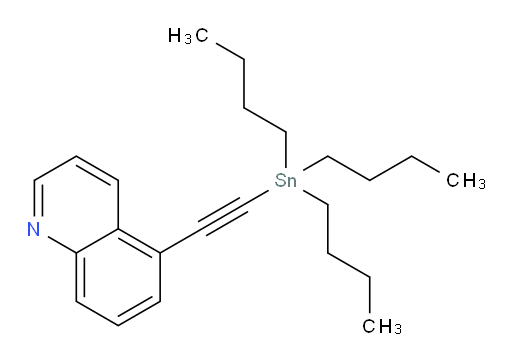 5-((tributylstannyl)ethynyl)quinoline